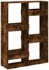 Raumteiler, Bücherregal Räuchereiche 100x33x135 cm Holzwerkstoff Bild 2
