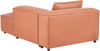 Linksseitige Chaiselongue BRANDE Stoff Goldbraun Bild 5