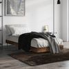 vidaXL Bettgestell ohne Matratze Räuchereiche 75x190 cm Holzwerkstoff 832314 Bild 4