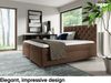 MEBLINI Boxspringbett GIULIA 160x200 cm mit Bettkasten – H3/Braun Samt Polsterbett - Doppelbett mit Topper & Taschenfederkern-Matratze Bild 3