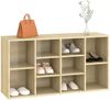 vidaXL Schuhbank Sonoma-Eiche 103x30x55 cm Holzwerkstoff 803293 Bild 4