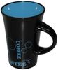 Haus und Deko Geschirr-Set Keramik Kaffeebecher Kaffeetasse schwarz bunt XL Tasse Becher passend (1-tlg), Keramik Bild 2