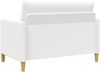 vidaXL Sofa Set mit Stauraum 2 pcs Weiß Polyester 3429159 Bild 4