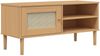 vidaXL TV-Schrank SENJA Rattan-Optik Braun 106x40x49 cm Kiefernholz 358040 Bild 2