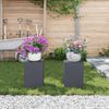 vidaXL Pflanzenständer 2 pcs Anthrazit 24 x 24 x 35 cm Stahl 865808 Bild 4