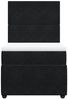 vidaXL Boxspringbett mit Matratze Schwarz 80x200 cm Samt 3292186 Bild 4