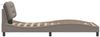 vidaXL Bettgestell ohne Matratze "Hvar" Taupe 90x190 cm Stoff 3207741 Bild 5