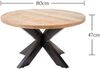 Couchtisch >Alisa< in Mango Wood aus Massivholz,Metall - 80x47x80cm (BxHxT) Bild 4