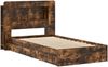 vidaXL Bettgestell mit Stauraum Geräucherte Eiche 90 x 190 cm 3433627 Bild 3