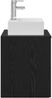vidaXL Wandmontierte Waschtisch Schwarze Eiche 49,5 x 41 x 62,5 cm 890279 Bild 4