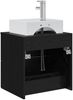 vidaXL Wandmontierte Waschtisch Schwarze Eiche 49,5 x 41 x 62,5 cm 890279 Bild 5