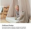 Ehrenkind Betthimmel Baldachin mit Ring, Betthimmel Kinderzimmer aus 100% Bio-Baumwolle (Wohlfühl-Dekoration für das Kinderzimmer), Als Betthimmel Hausbett oder Himmelbett Vorhänge Bild 4