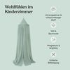 Ehrenkind Betthimmel Baldachin mit Ring, Betthimmel Kinderzimmer aus 100% Bio-Baumwolle (Wohlfühl-Dekoration für das Kinderzimmer), Als Betthimmel Hausbett oder Himmelbett Vorhänge Bild 3