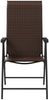 vidaXL Gartenstühle 4 Stk. Klappbar Braun Poly Rattan 3270608 Bild 5