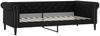 vidaXL Tagesbett Ausziehbar mit Schubladen Schwarz 90x200cm Kunstleder 3197735 Bild 4
