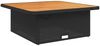 vidaXL 4-tlg. Garten-Essgruppe mit Kissen Schwarz Poly Rattan 3277392 Bild 5