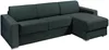 Vente-unique - CALITO Sofa Stoff Grün - B 223 cm152 cm x H 93 cm x L 278 cm Bild 2