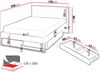 Jugendbett Sigma 120 SG13 (Farbe: Cashmere / Trüffel + Neve 13) Bild 4