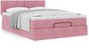 vidaXL Ottoman-Bett mit Matratze Rosa 140x190 cm Samt 3311704 Bild 4