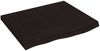 vidaXL Wandregal Dunkelbraun 60x50x(2-4) cm Massivholz Eiche Behandelt 363771 Bild 2