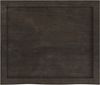 vidaXL Wandregal Dunkelbraun 60x50x(2-4) cm Massivholz Eiche Behandelt 363771 Bild 5