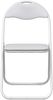 vidaXL Klappstuhl 2 pcs Weiß und Grau 48 x 43,5 x 81 cm Kunstleder 42029045 Bild 5