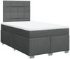 vidaXL Boxspringbett mit Matratze Dunkelgrau 120x200 cm Stoff 3292756 Bild 5