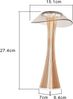 ZMH LED Tischleuchte Touch Dimmbar mit Akku Tages-Nachttischlampe mit USB Bild 4