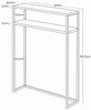 Yamazaki Konsolentisch Tower Ablagetisch Beistelltisch mit 2. Regalebene, Beistelltisch schmal, Flurtisch Bild 2