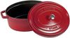 STAUB Cocotte Schmortopf oval new Classic Gusseisen 6,7 Liter 33cm kirschrot Bild 2