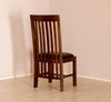Stuhl Akazie 45x51x103 nougat lackiert Polster schwarz Bangalore OXFORD #6 Bild 5