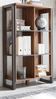 Regal Auburn Eiche Stirling und Matera grau 90 x 140 cm Bild 4