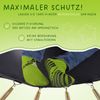 KINETIC SPORTS 'Ultimate Pro' Premium Outdoor Trampolin, für Kinder und Erwachsene, AirMAXX Sprungtuch, mit Leiter, Fieberglas, bis zu 160 kg, Schwarz-Neongrün, Ø 366 cm Bild 4