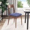 vidaXL Sitzkissen 4 pcs Jeans blau 40 x 40 x 6 cm Stoff 42015160 Bild 4
