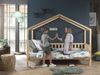 Hausbett 90x200 cm Kiefernholz Weiß Bild 2