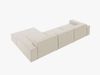 Micadoni Ecksofa Jodie 4-Sitzer Rechts Samt Bluvel Dunkelbeige Bild 4