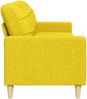 vidaXL 3-Sitzer-Sofa Hellgelb 210 cm Stoff 4007419 Bild 5