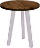 vidaXL Tischplatte Hellbraun Ø 50 x 2,5 cm Massivholz Eiche 42016001 Bild 3