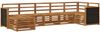 vidaXL Ecksofa Set 6 pcs Natur Massivholz Akazie 3384610 Bild 2
