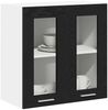 vidaXL Hängeschrank Schwarz Eichen-Optik 60 x 31 x 60 cm Holzwerkstoff 863152 Bild 3