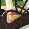 Swing&Harmonie Gartenlounge-Set LED - Sonneninsel Rattan Lounge Polyrattan Sitzgruppe, (Liege Insel), inkl. Abdeckcover Bild 2