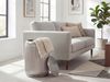 Beistelltisch Metall Rund 35cm Silber mit abnehmbarer Tischplatte - Design Wohnzimmertisch mit Stauraum - Extravaganter Couchtisch Rillenoptik - Moderner Sofatisch Klein Handmade Bild 5