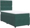 vidaXL Boxspringbett mit Matratze Dunkelgrün 80x200 cm Samt 3294499 Bild 3
