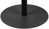Beistelltisch >Ida 1< runde Form, in Esche Dekor schwarz, Metall+ MDF - 43x48cm (HxD) Bild 3