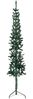 vidaXL Künstlicher Halb-Weihnachtsbaum mit Ständer Schlank Grün 180 cm 344601 Bild 3