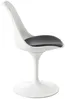 Vente-unique - XAFY Stuhl Plastik SchwarzWeiß - B 56,5 cm x H 82 cm x L 49 cm Bild 5