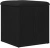 vidaXL Sitzbank mit Stauraum Schwarz Eichen-Optik 42 x 42 x 45 cm 862982 Bild 2