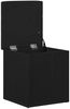 vidaXL Sitzbank mit Stauraum Schwarz Eichen-Optik 42 x 42 x 45 cm 862982 Bild 5