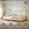 ML-DESIGN Spielbett Hausbett Kinderbett inkl. Lattenrost kreativ Bodenbett für Kinder, Abenteuerbett mit Matratze H-16 cm 120x200 cm Holzbett Bettgestell Bild 2