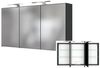 Spiegelschrank 3D mit LED LOUROSA-03 in Graphitgrau Bild 2